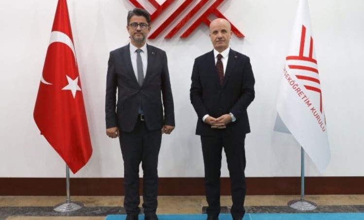 ÇOMÜ REKTÖRÜ’NDEN YÜKSEKÖĞRETİM KURULU BAŞKANI’NA ZİYARET
